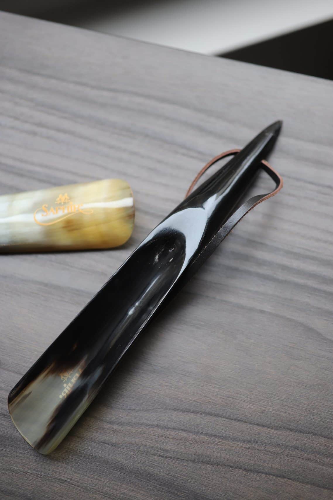 Saphir chausse-pied corne véritable 30 cm