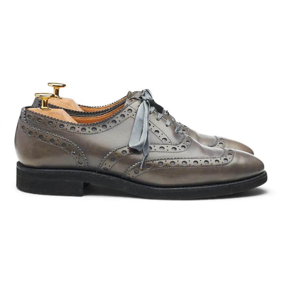 Crockett & Jones Anna Oxfords cuir gris 6 UK