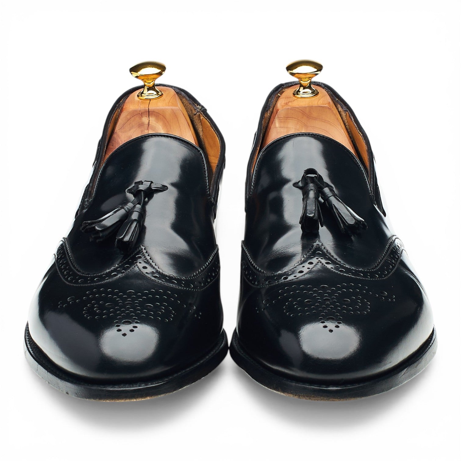 Barker Clive mocassins cuir noir UK 12