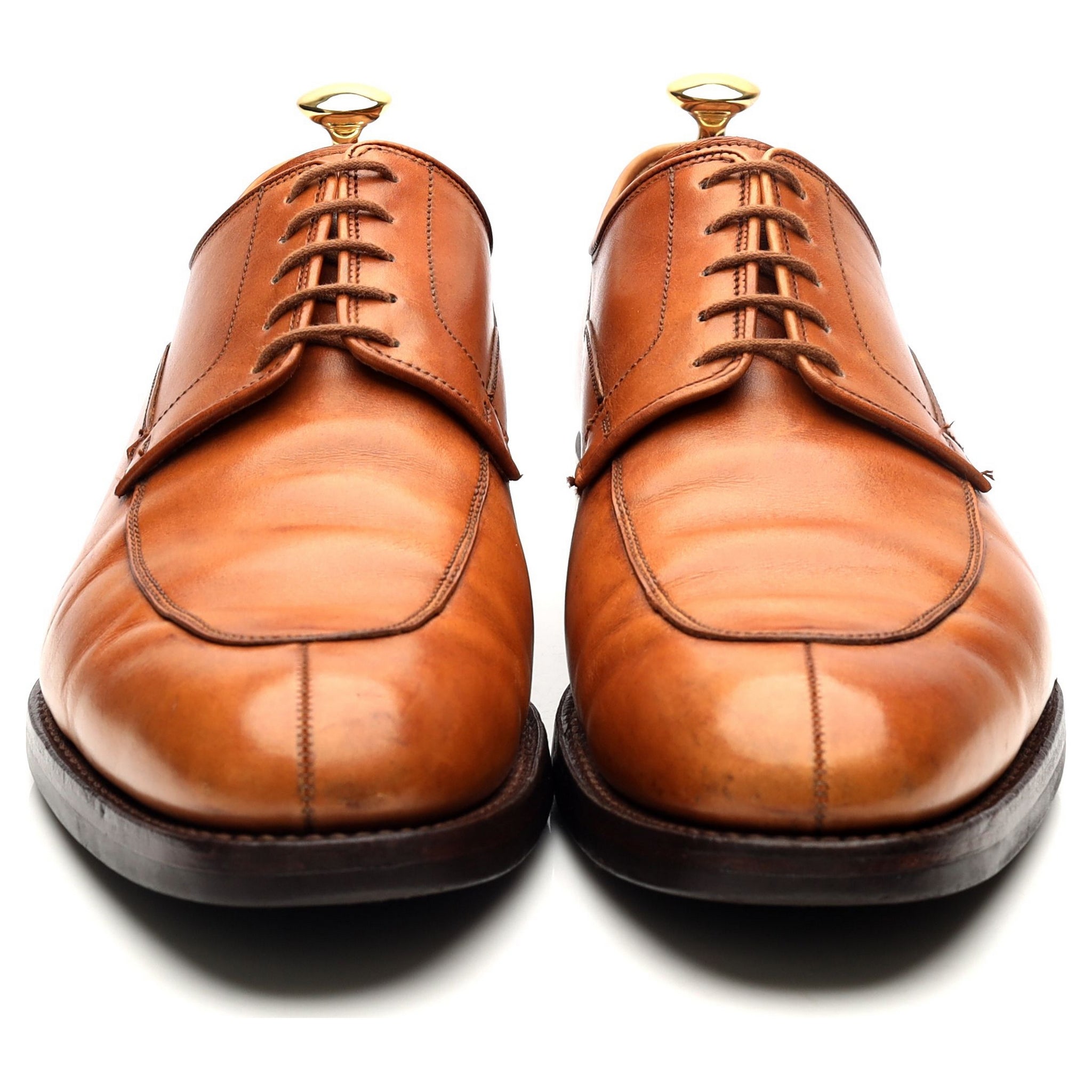 Crockett & Jones Langdon derby cuir marron pointure UK 9.5
