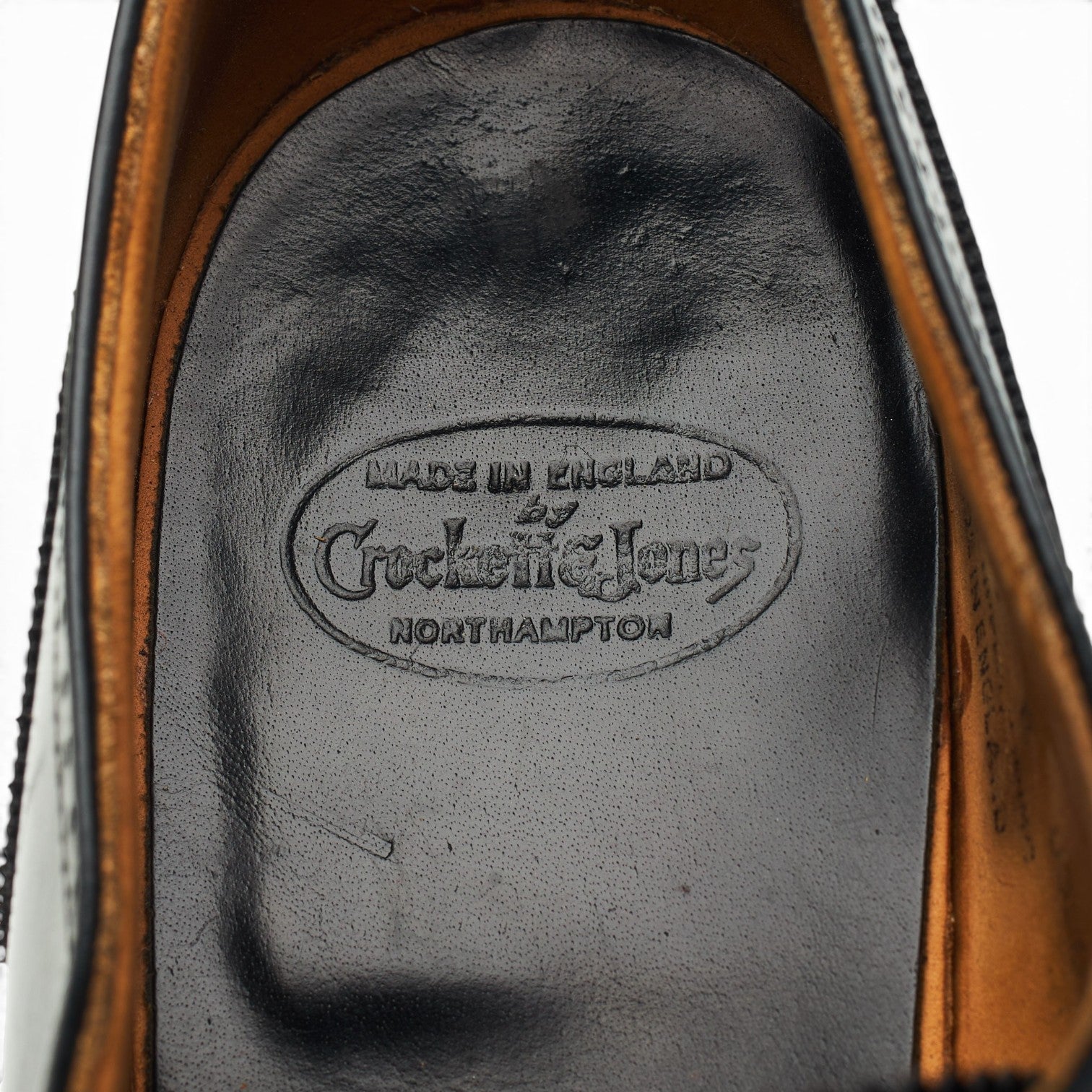 Crockett & Jones Drummond derbies cuir noir brogues UK 7