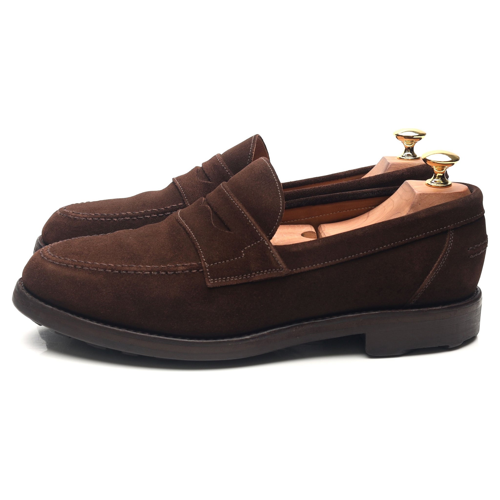 Alfred Sargent Hendon mocassins daim marron UK 9