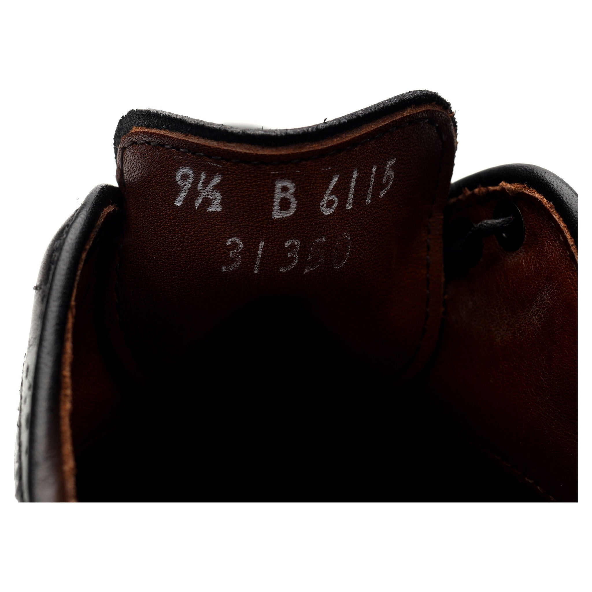Allen Edmonds Strand oxford cuir noir pointure UK 8,5 brogue