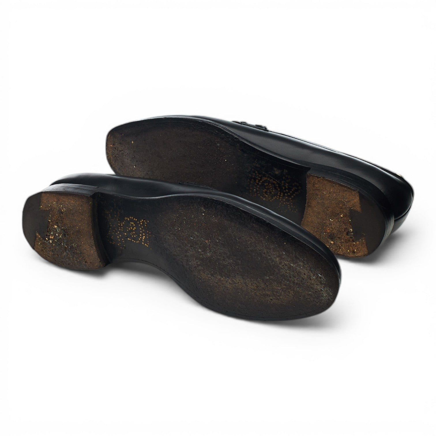 Barker Black Crown mocassins homme cuir noir UK 8.5