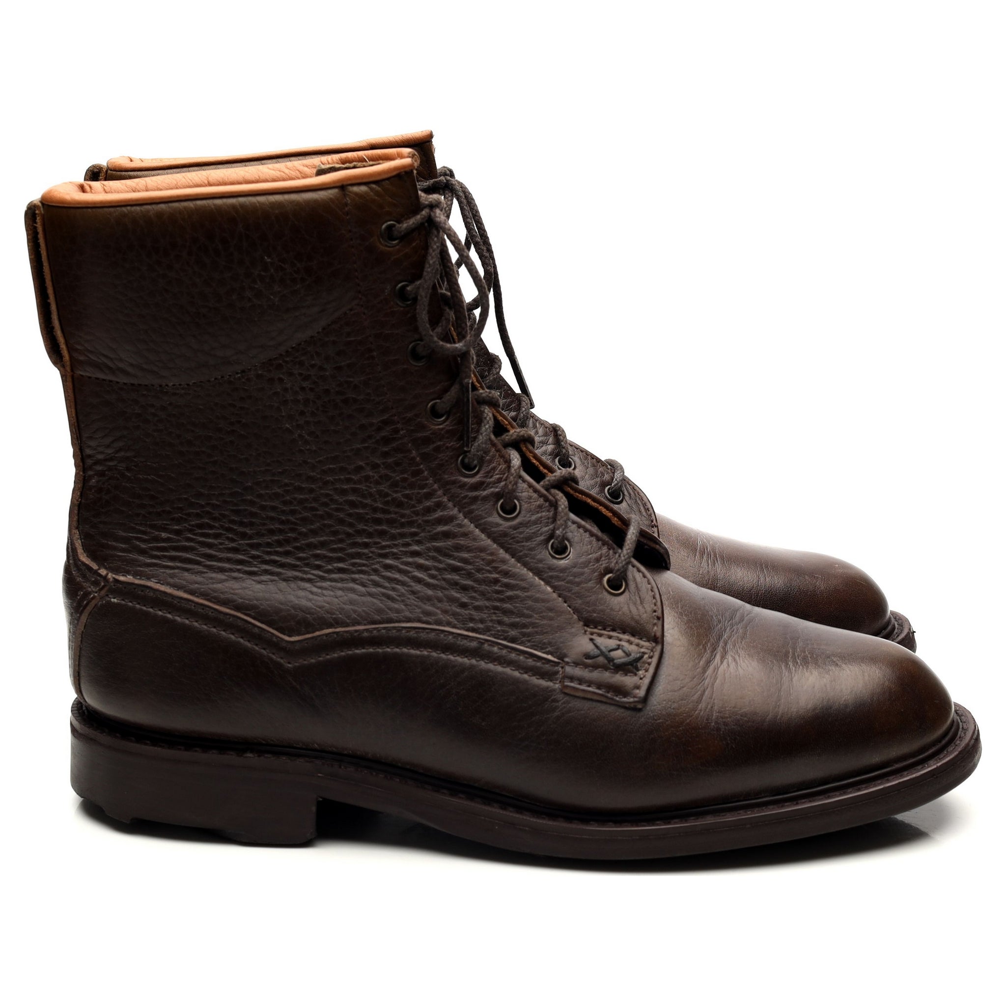 Alfred Sargent boots cuir grain marron UK 7
