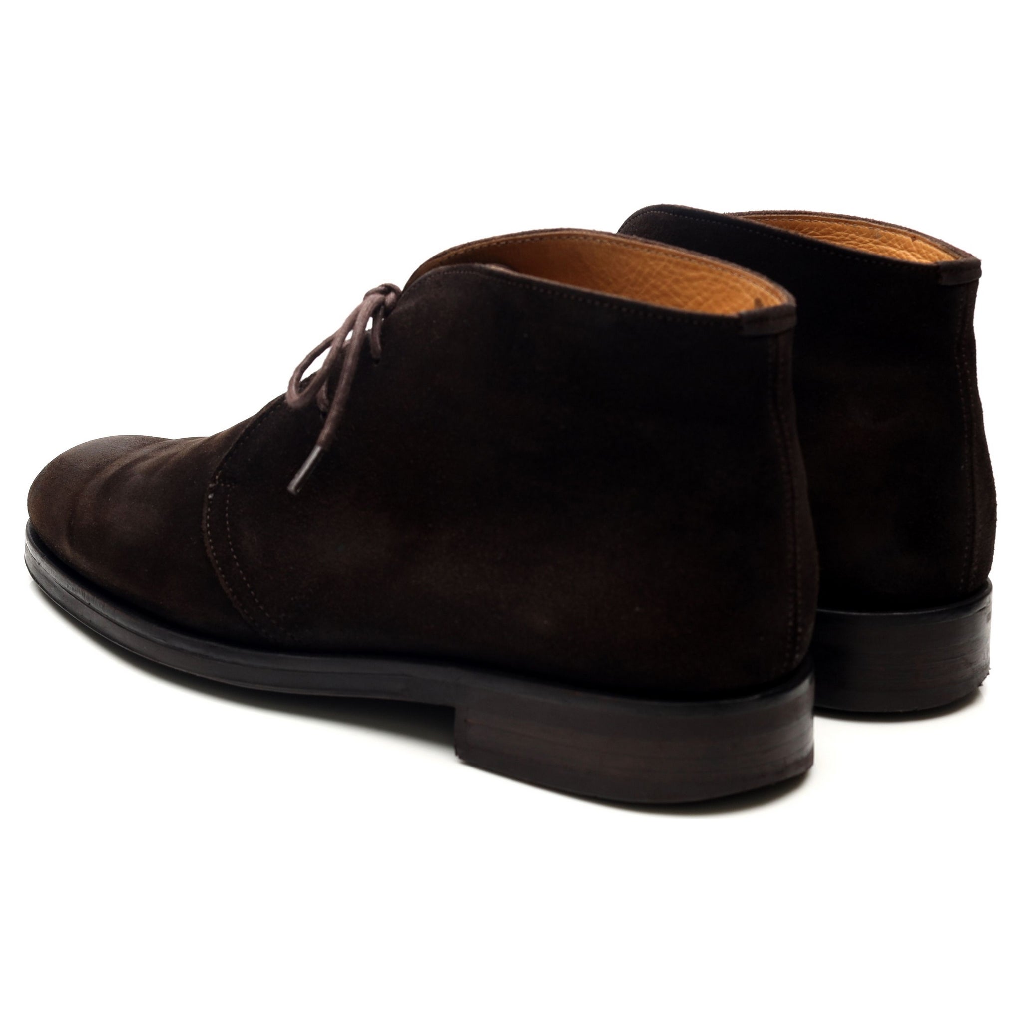 John White Augusta bottines UK 10 daim marron chukka