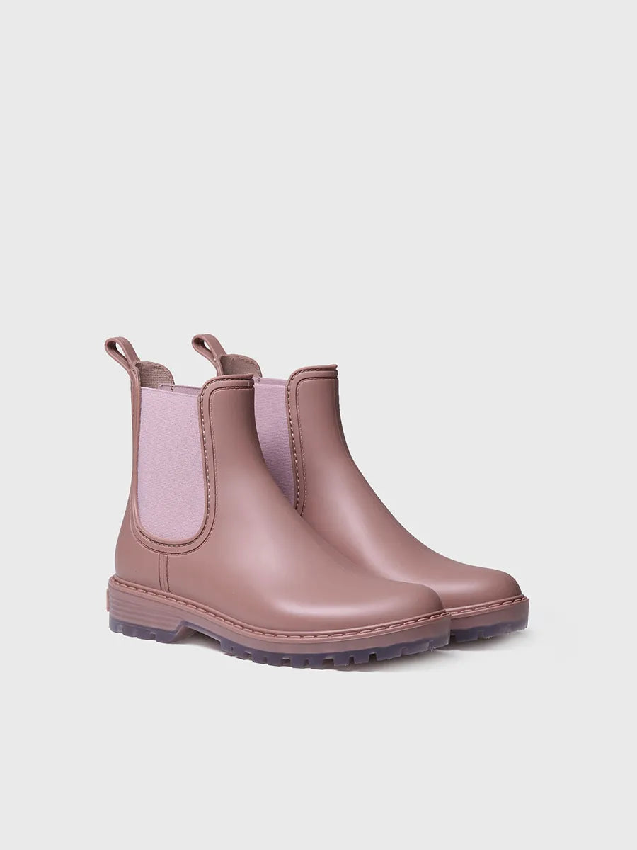 Toni Pons Cancun bottes de pluie rose vegan