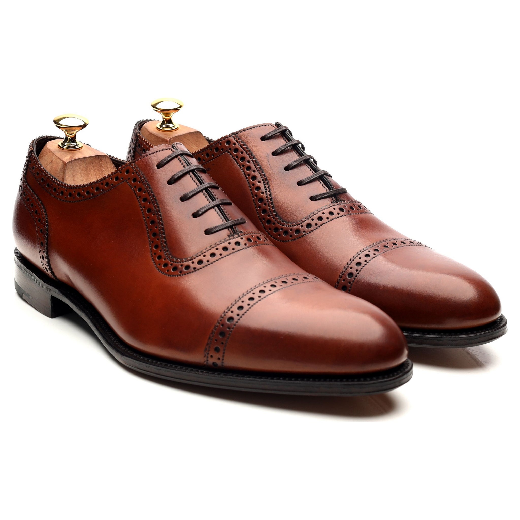 Loake 1880 Trinity richelieus cuir marron UK 10.5