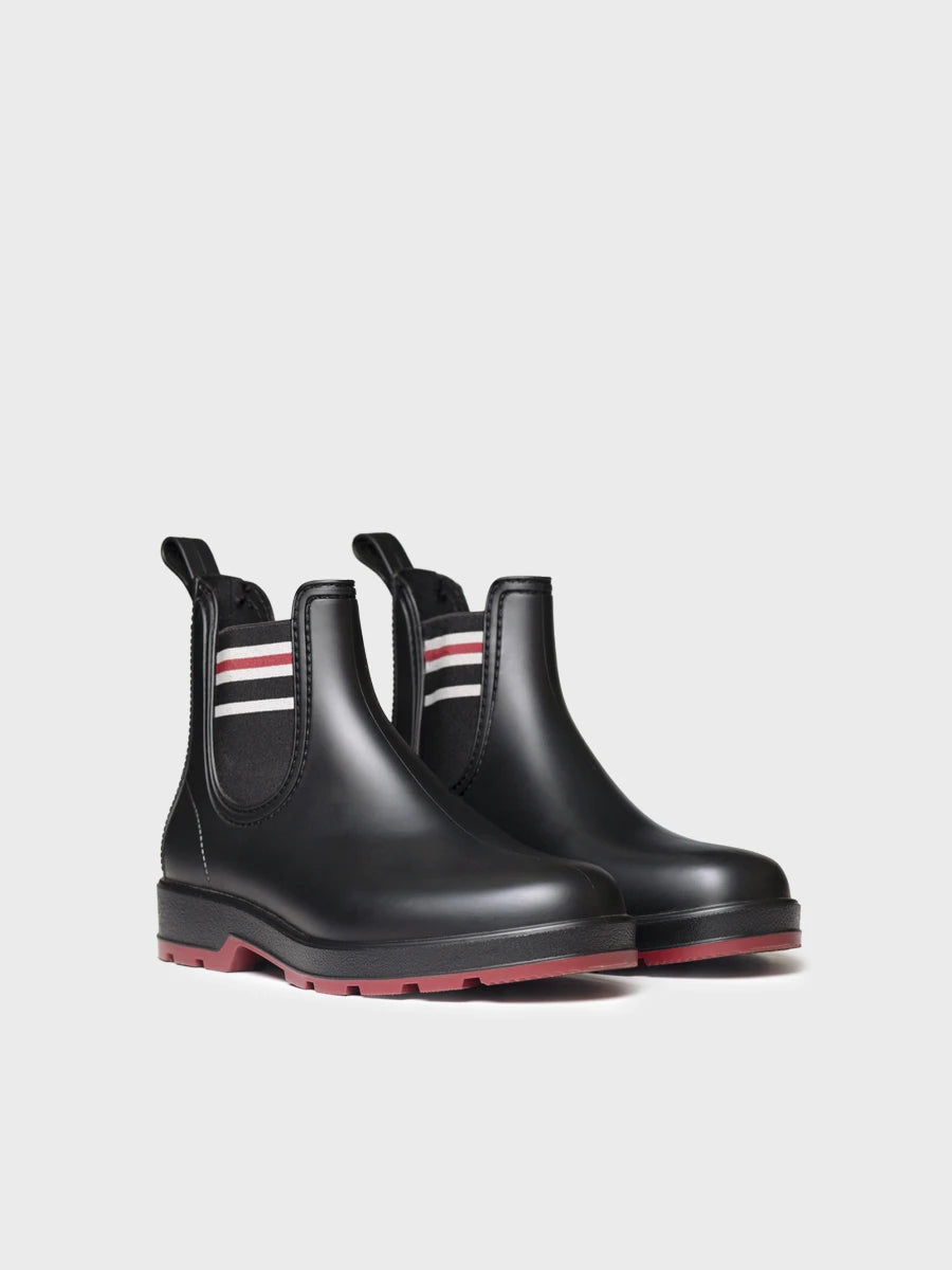 Toni Pons Barrie bottine de pluie homme caoutchouc noir