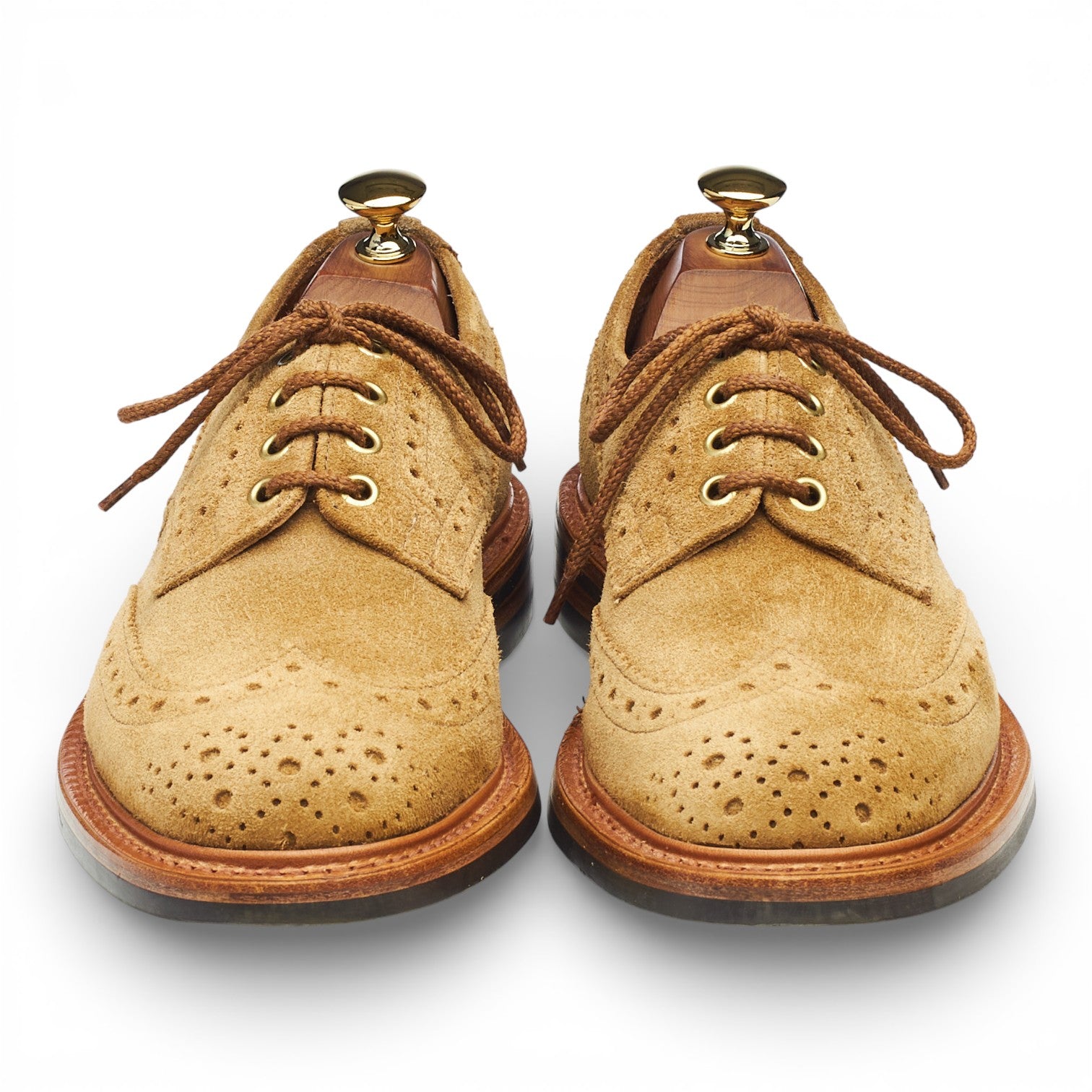 Tricker's Bourton derbies sable pointure UK 6.5 suède