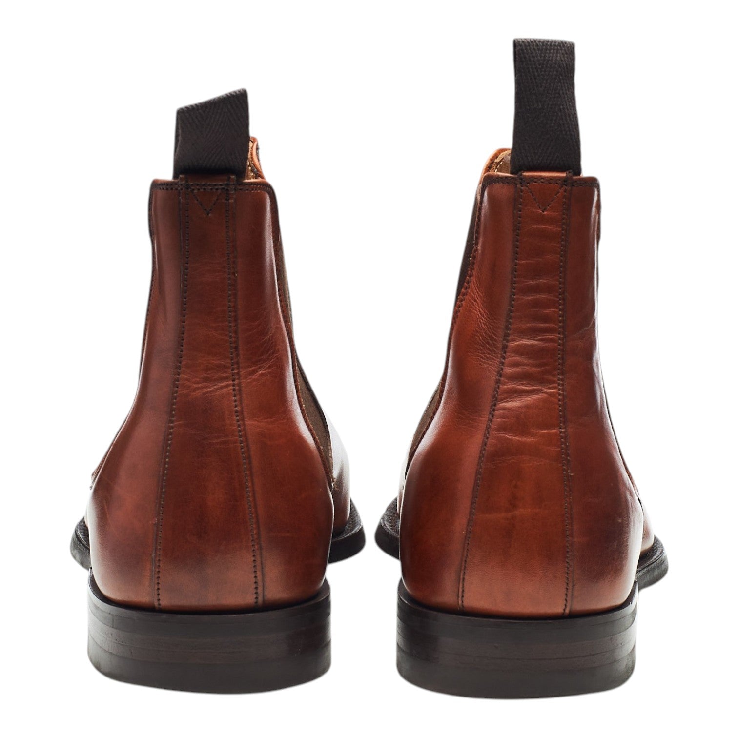 Ducker & Son Duc boots chelsea cuir marron UK 8.5