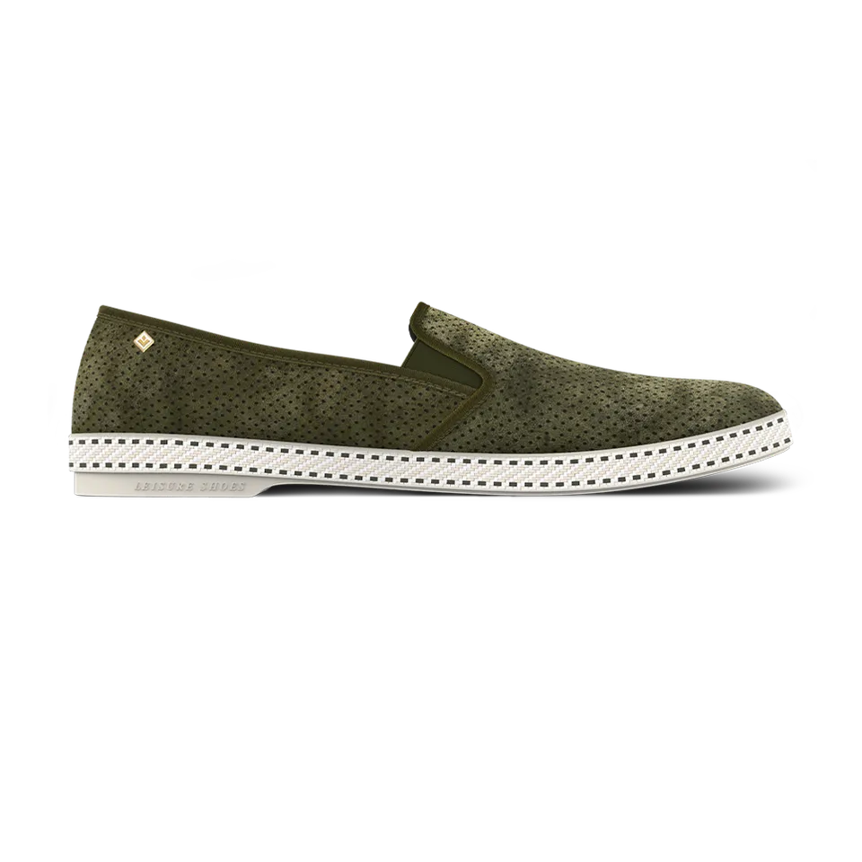 Rivieras Classic 3067 espadrille kaki suède