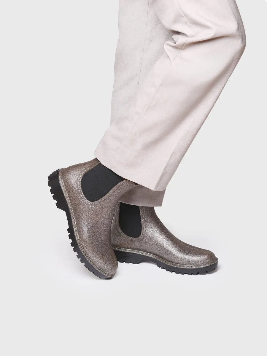 Toni Pons Cannes botte de pluie Chelsea dorée