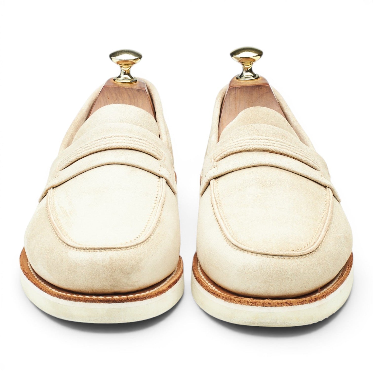 John Lobb Tore mocassins daim pierre pointure UK 7.5