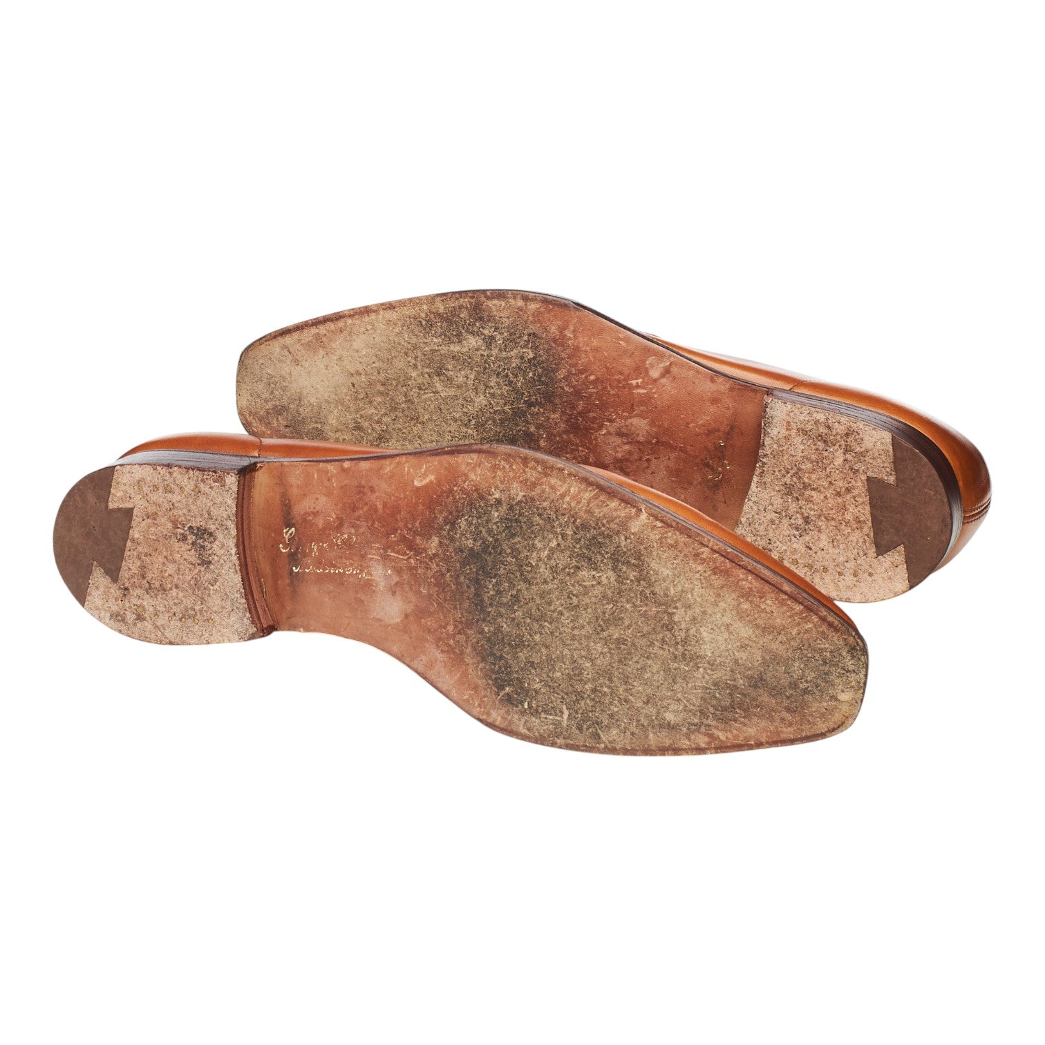 George Cleverley George mocassins cuir tan UK 7.5