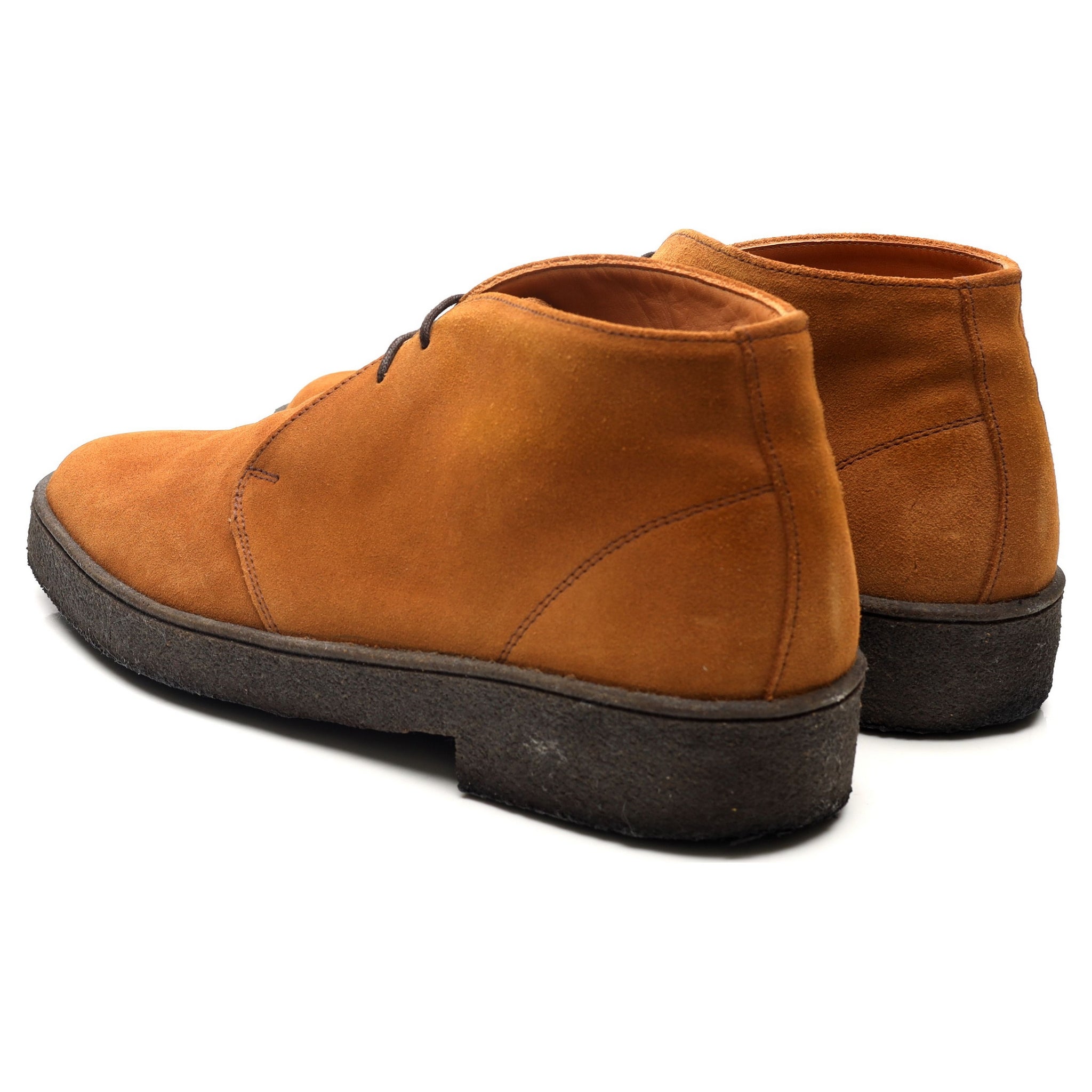 Sanders Luther boots chukka suède camel UK 10