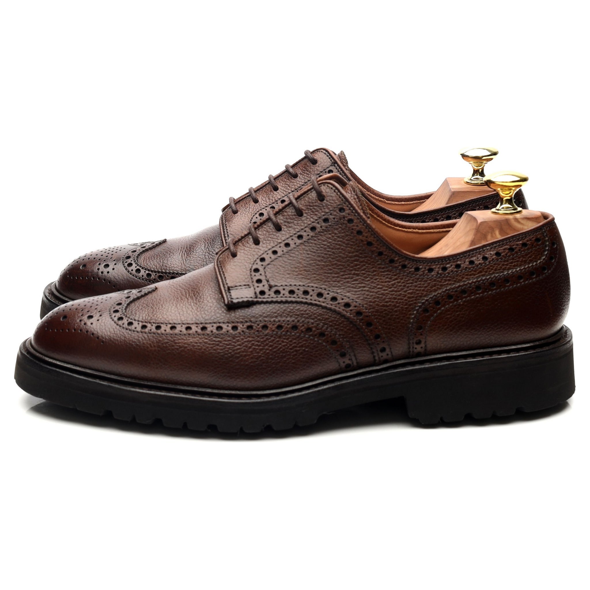 Crockett & Jones Pembroke derby cuir marron UK 7