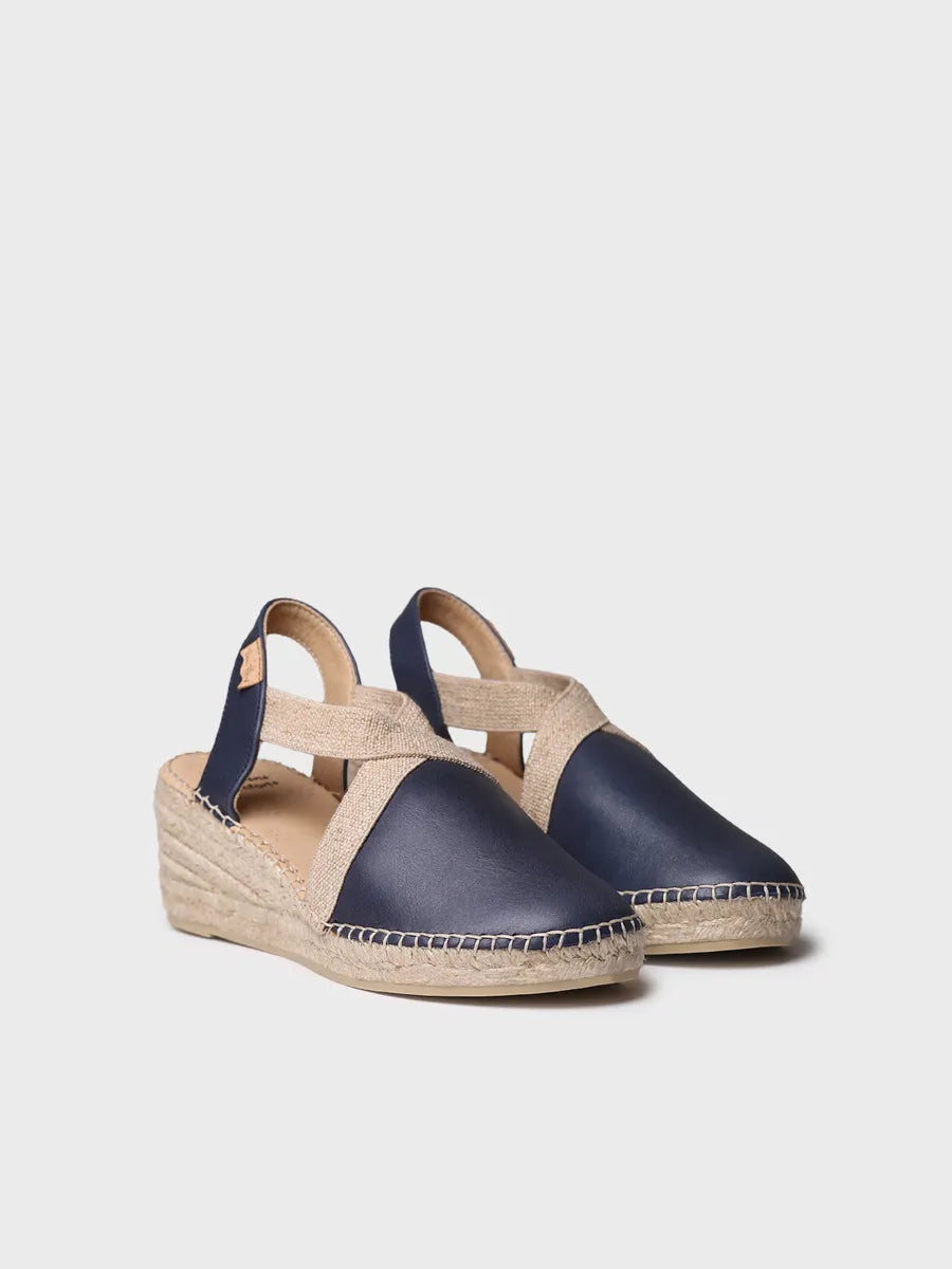 Toni Pons Tundra espadrilles cuir compensées pied large