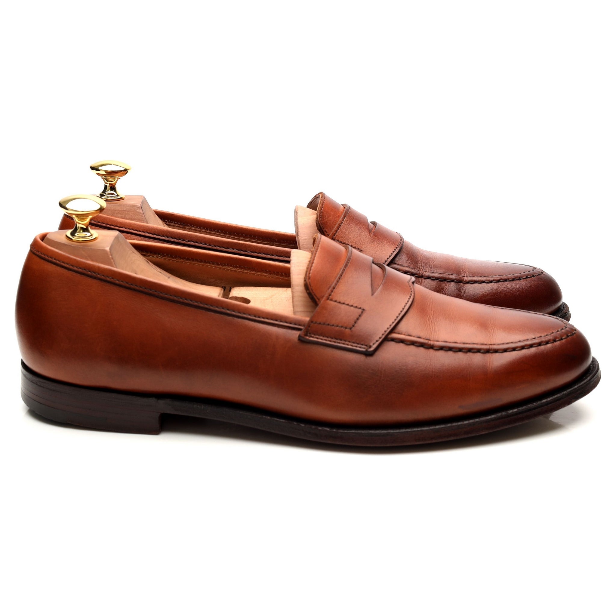 Shipton & Heneage Wilton mocassins cuir marron UK 9