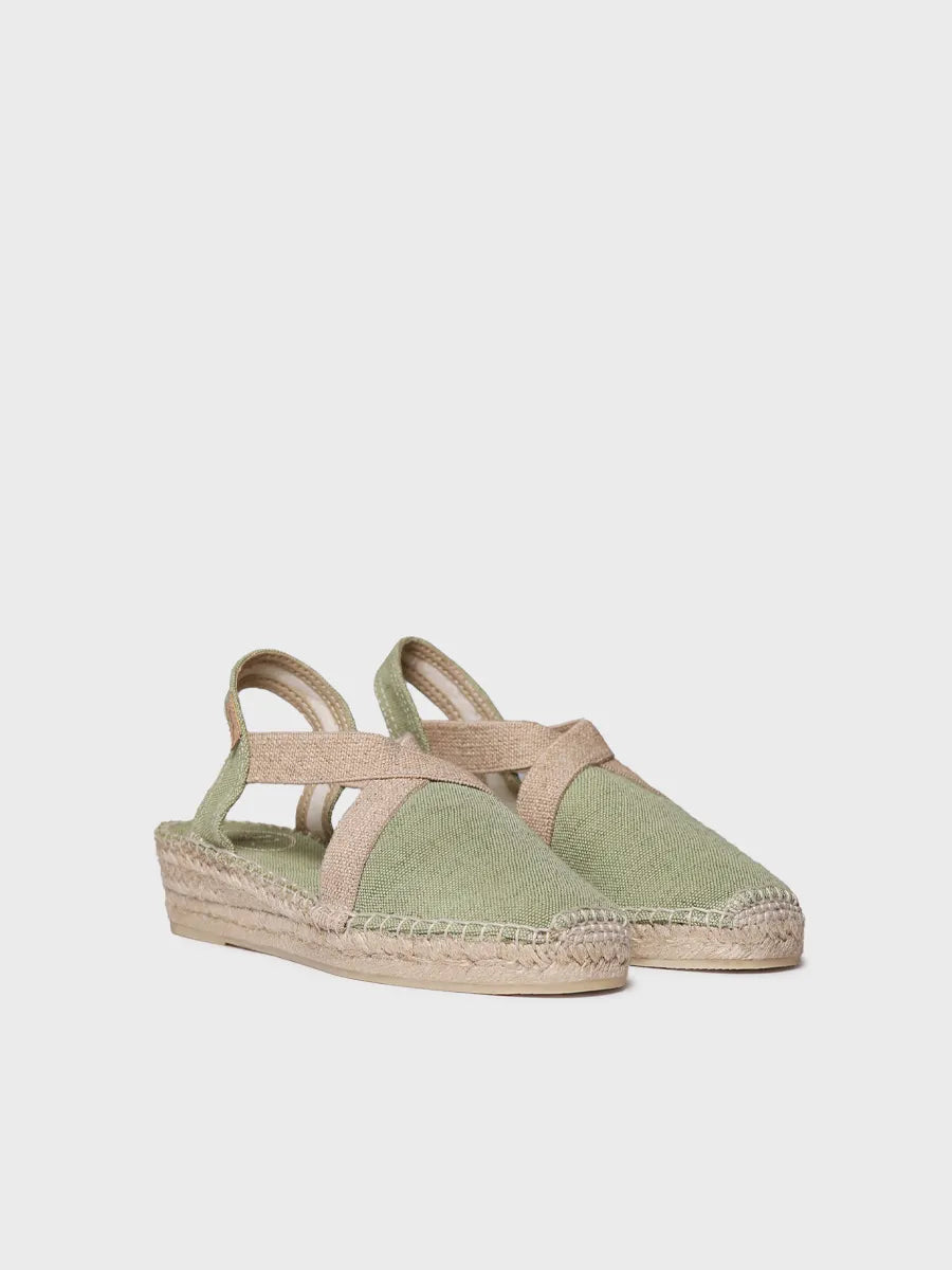 Toni Pons Verdi-V espadrilles plates toile vegan 4 cm