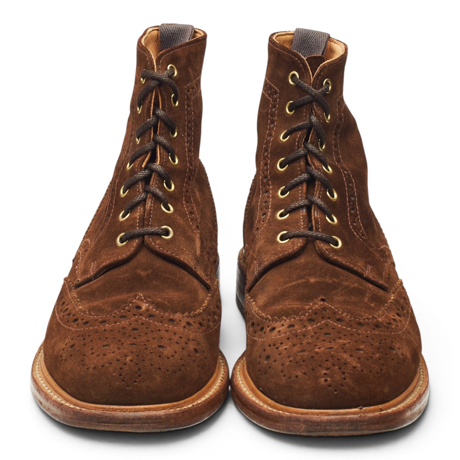 Herring Newmarket bottines daim marron UK 8.5