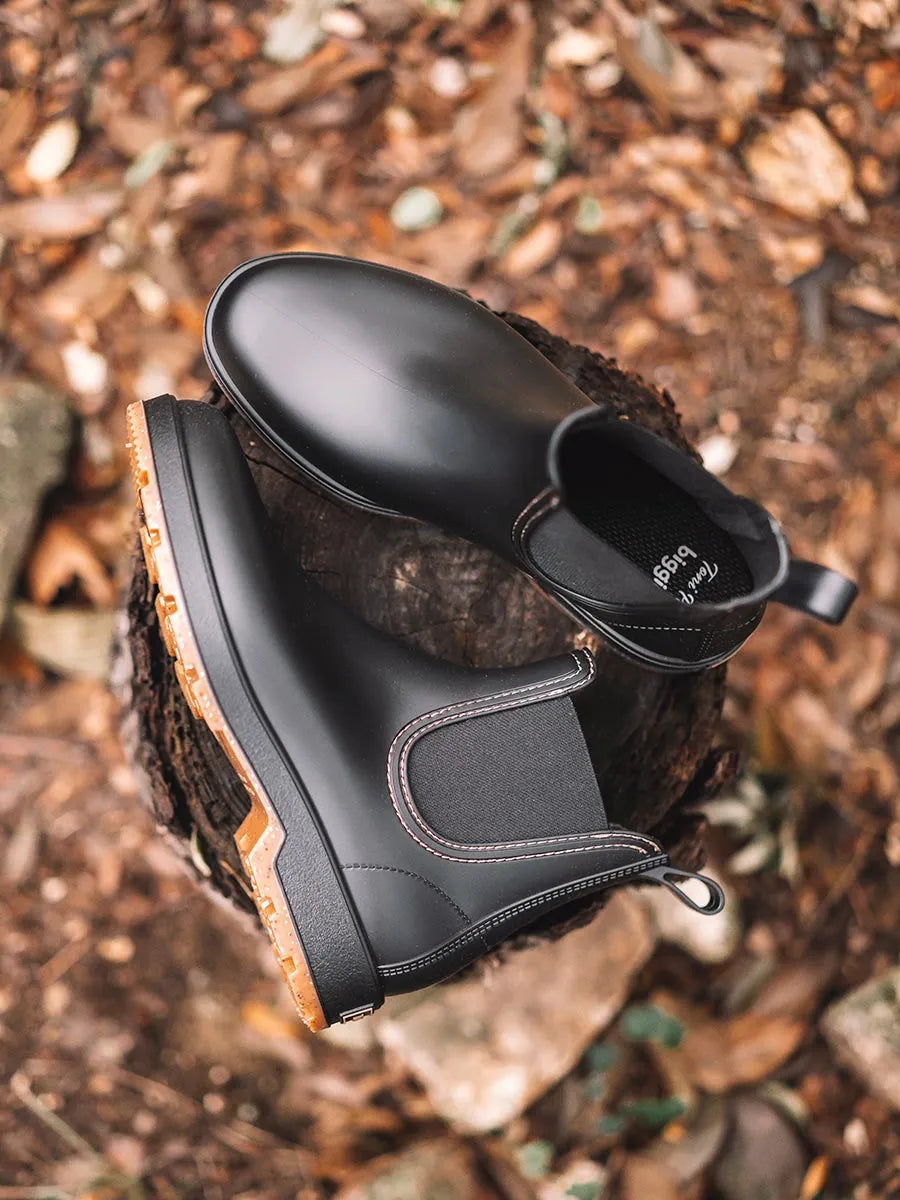 Toni Pons Burton bottine pluie homme caoutchouc noir