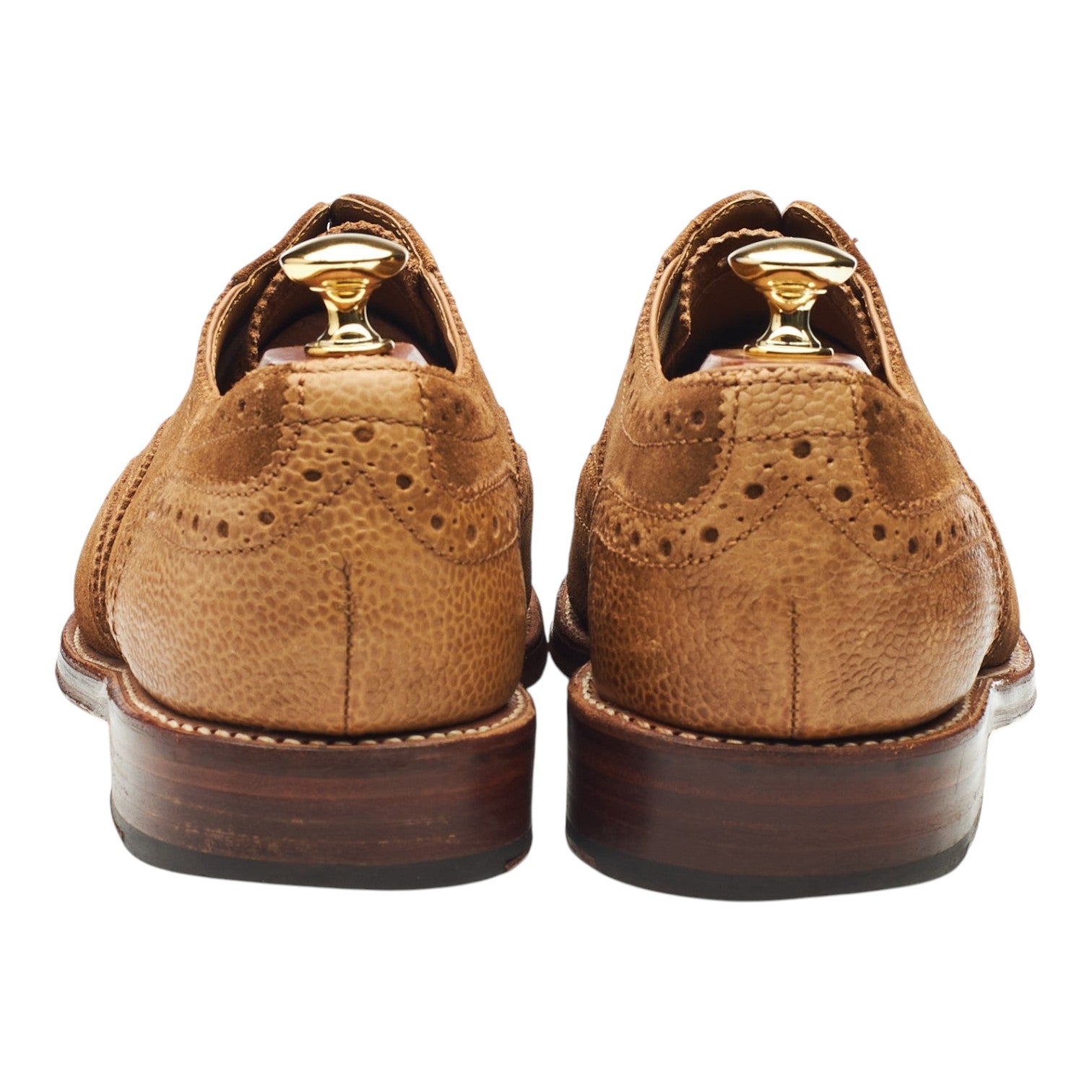 Grenson Stanley richelieu brogue daim marron 9 UK