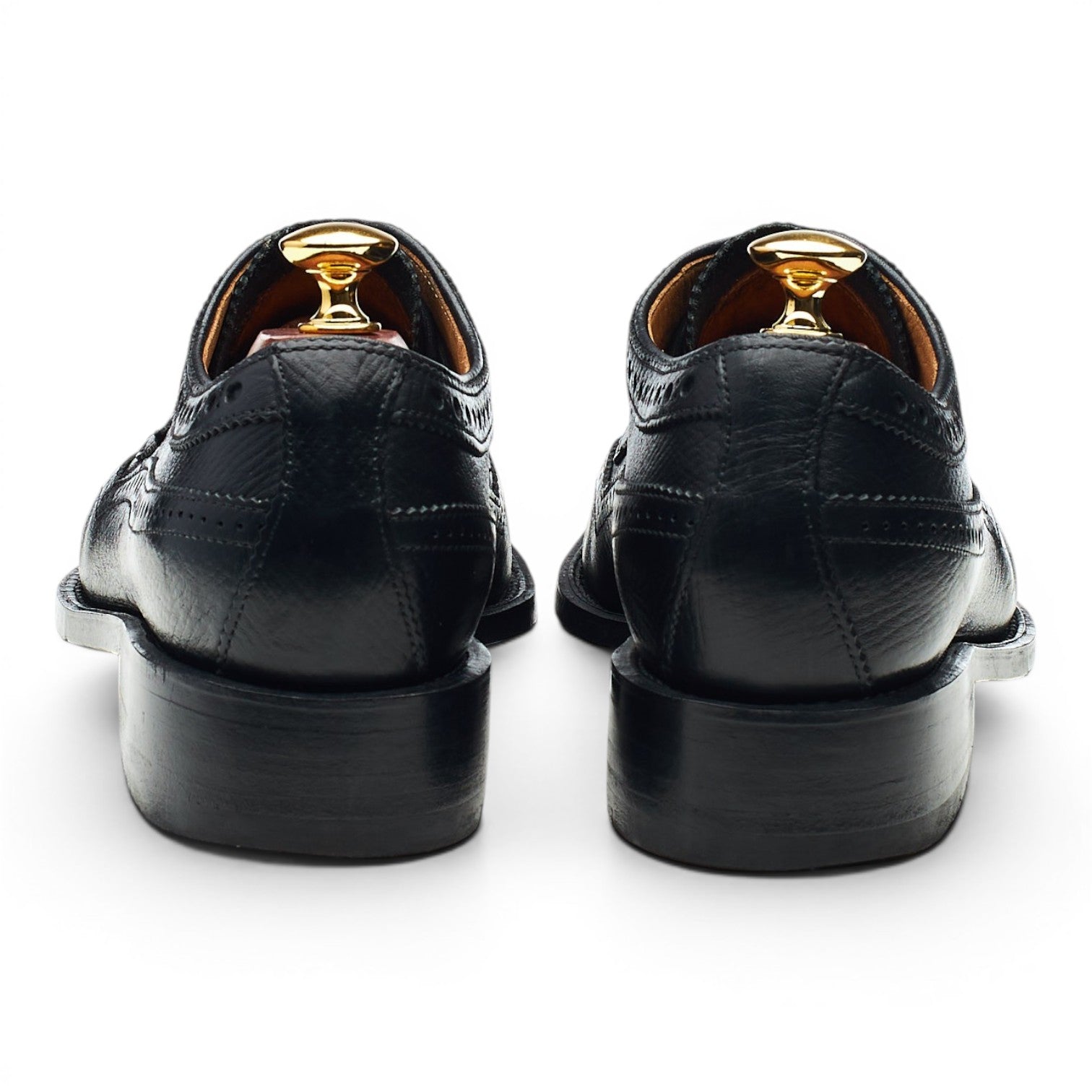 Valentin Frunza derby brogue cuir noir 42,5 grain