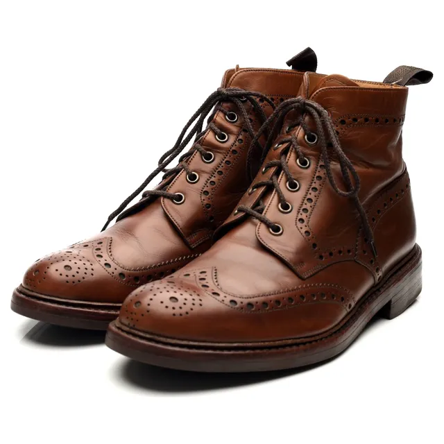 Loake 1880 Bedale boots cuir marron UK 8.5 large