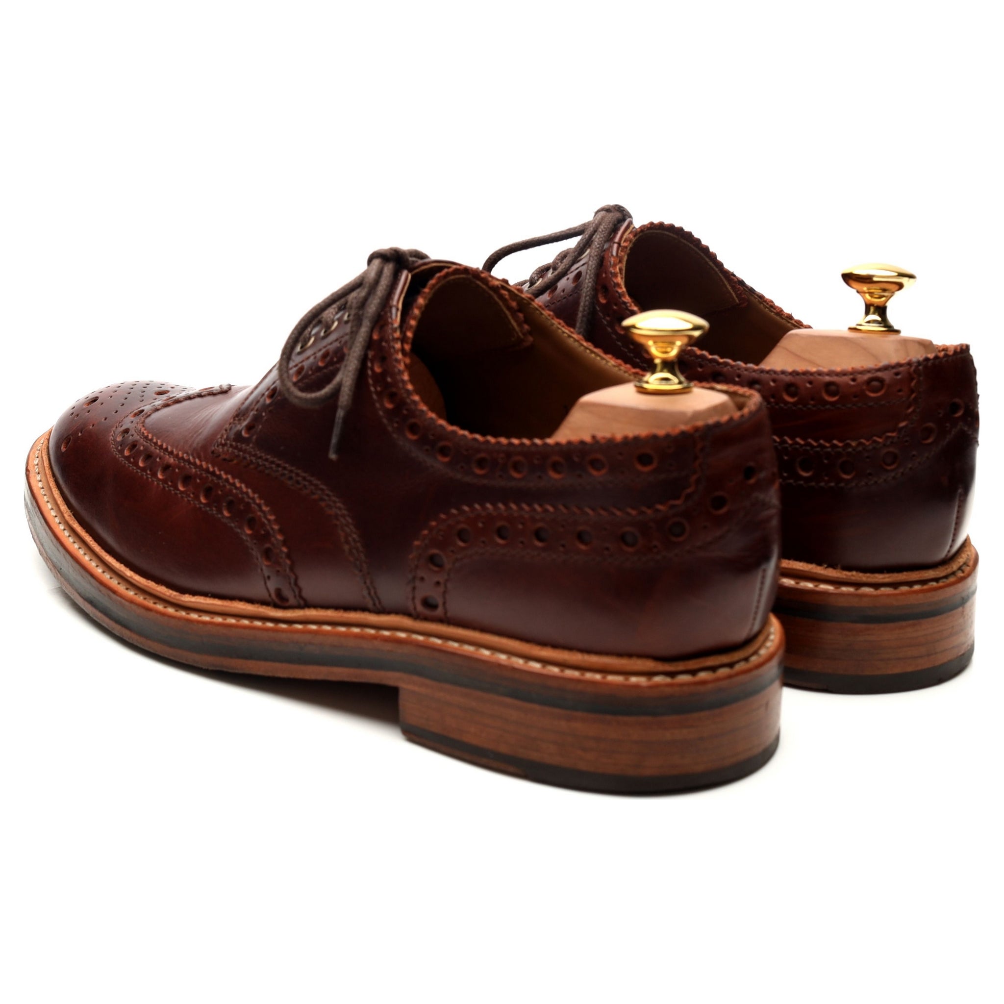 Grenson Archie derby cuir marron UK 10 G