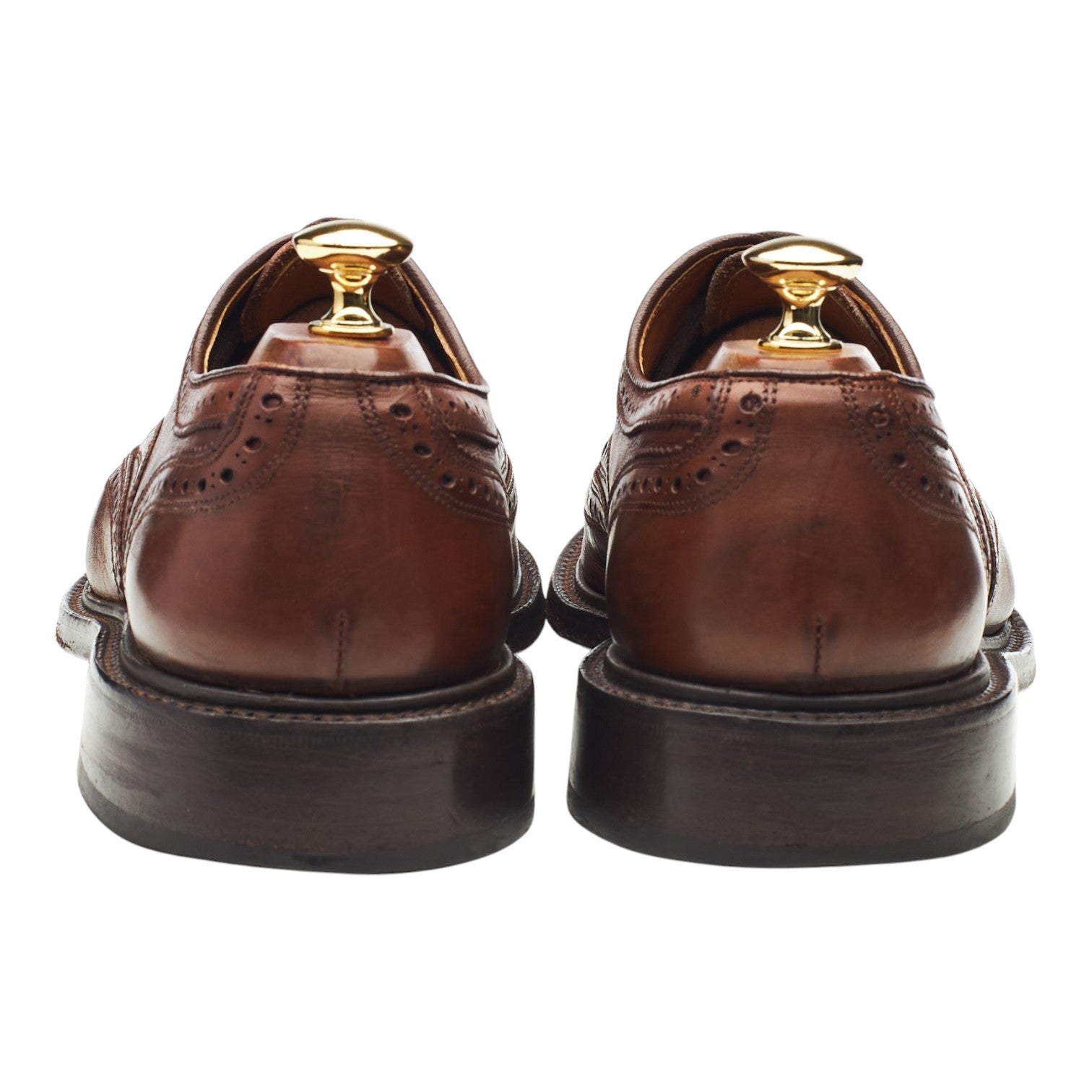 Tricker's Oxford chaussures brogues cuir marron pointure UK 9