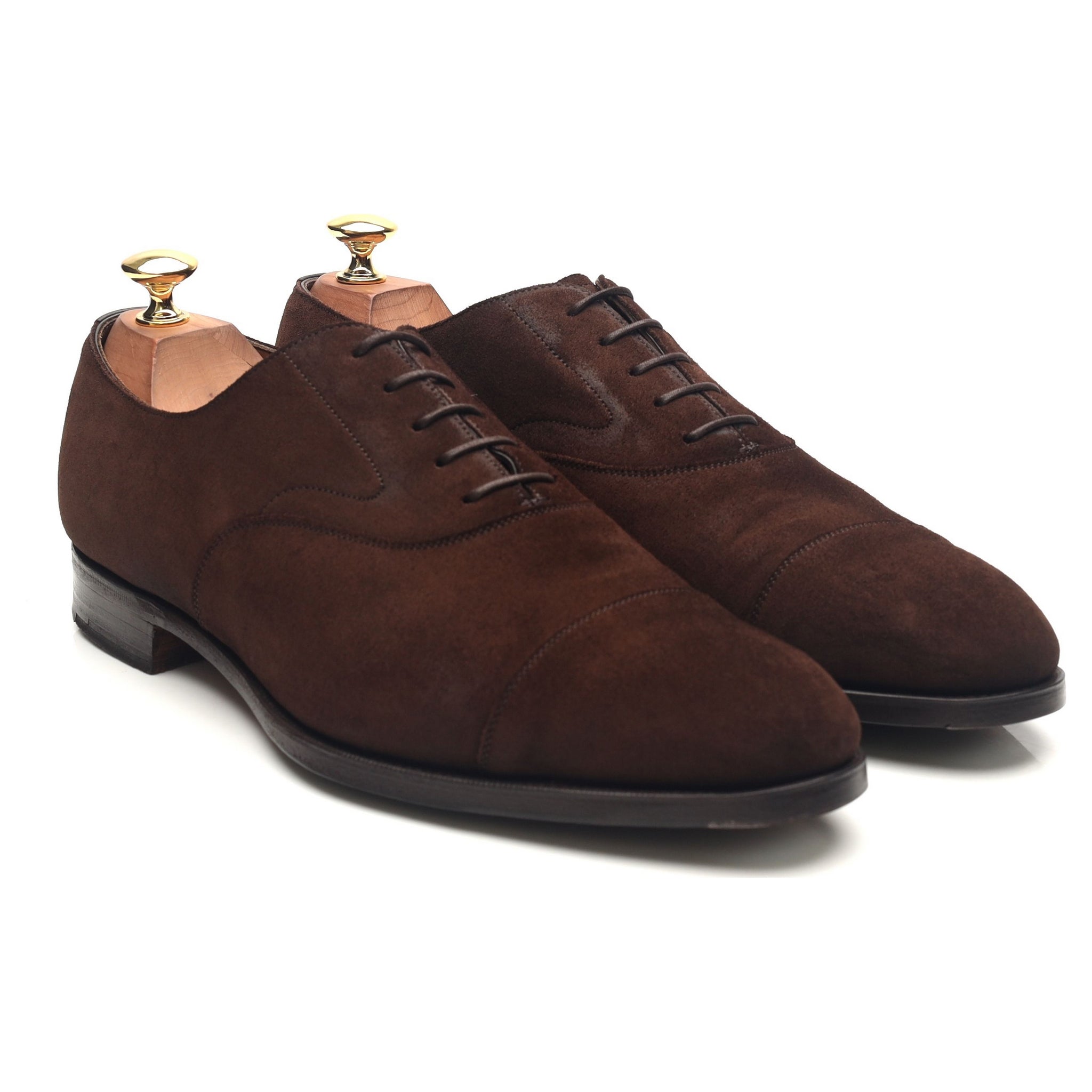Edward Green Chelsea richelieu daim marron UK 9