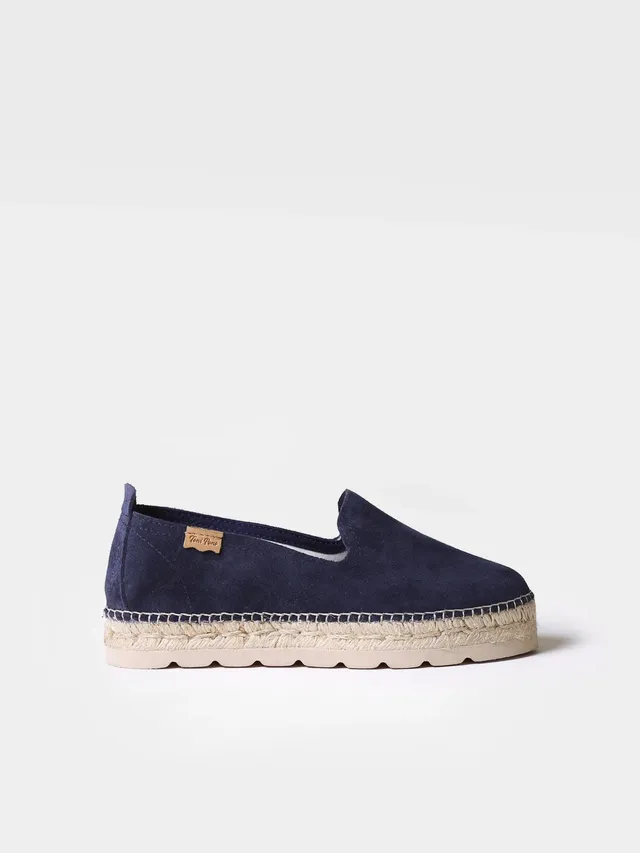 Toni Pons Aurem espadrille femme cuir fendu plate