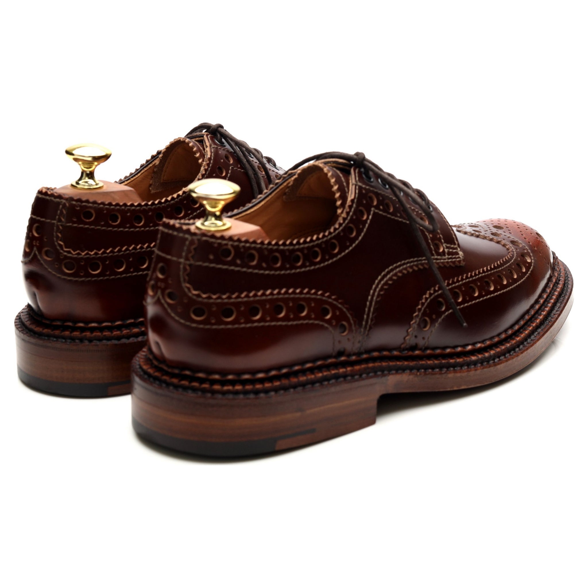 Grenson Archie derby cuir marron pointure UK 7