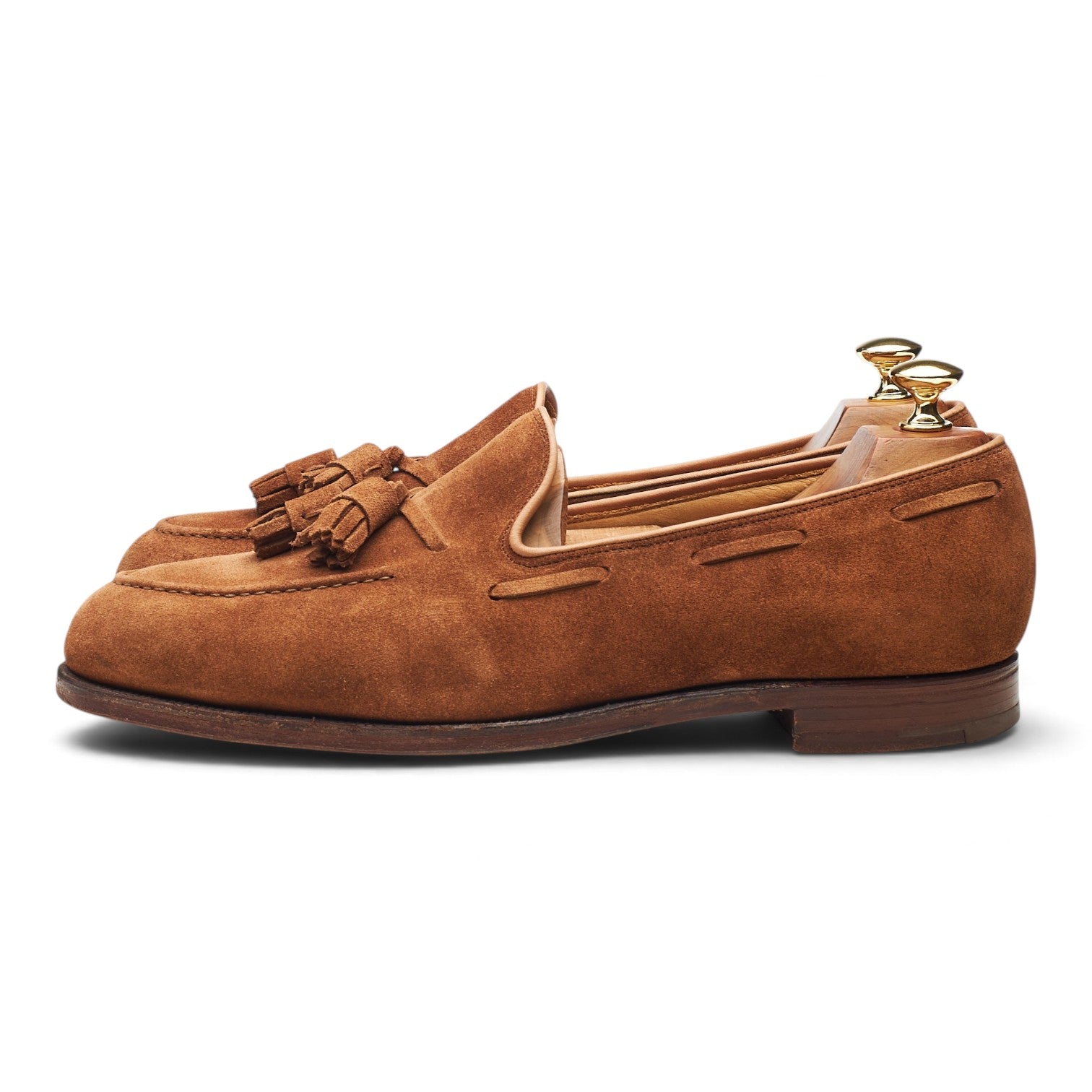 Crockett & Jones Cavendish 2 Mocassin Daim Marron UK 9