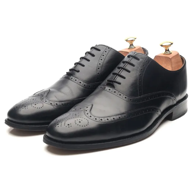 Barker brogues cuir noir pointure UK 10