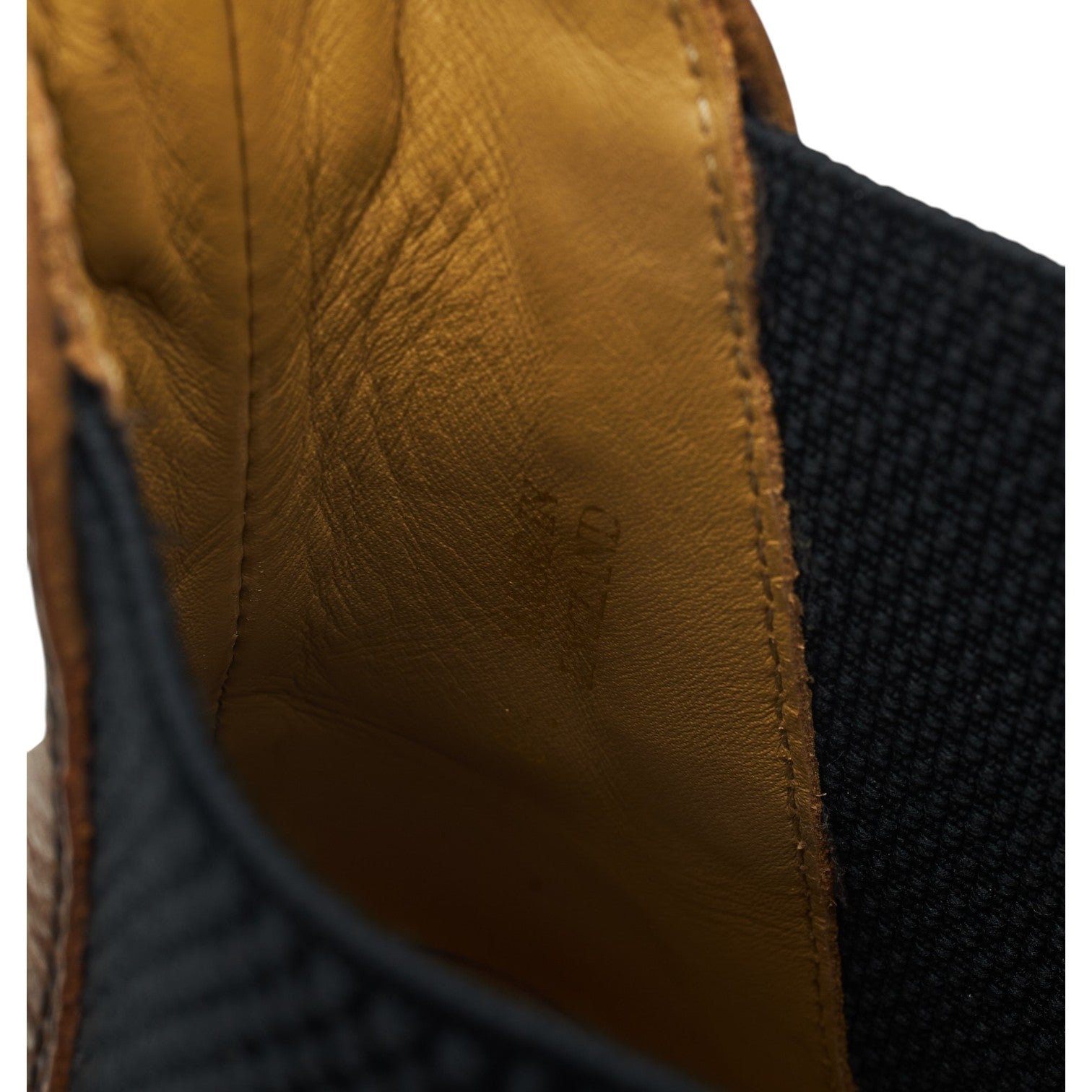 Solovair bottines chelsea cuir ciré marron 8.5 UK