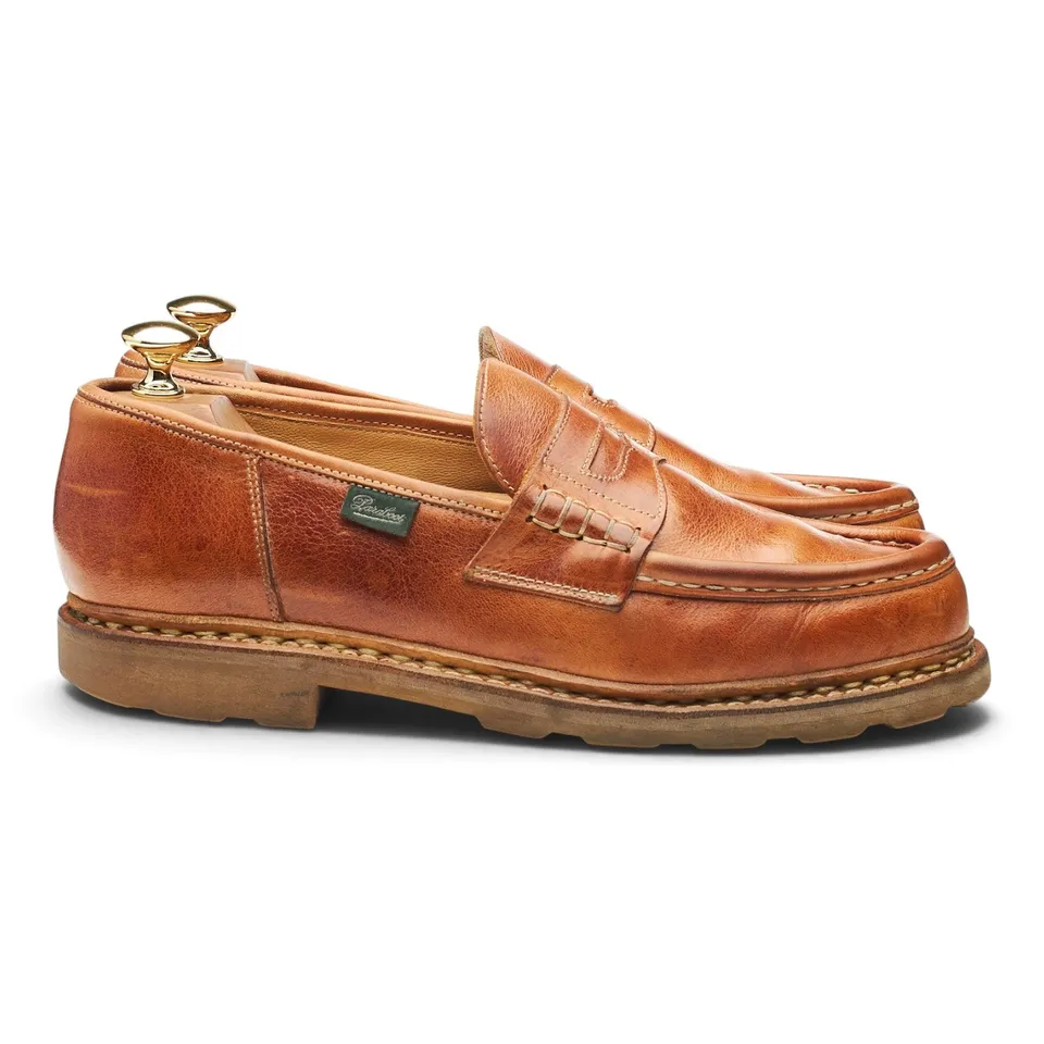 Paraboot Reims mocassin cuir marron clair UK 7