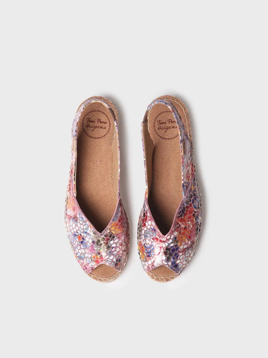 Toni Pons Bernia-PM espadrille cuir bout ouvert