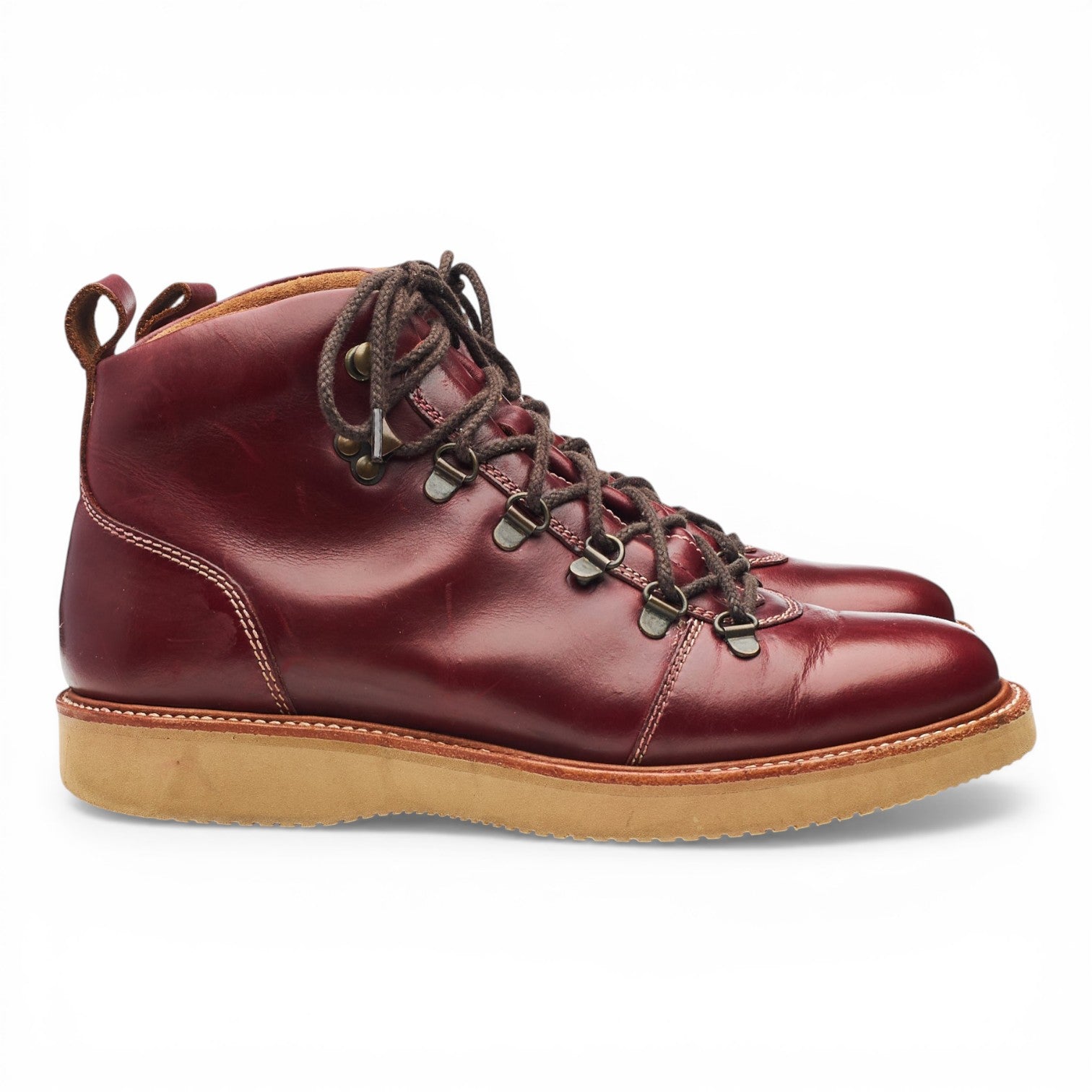 Barker Frank boots cuir bordeaux UK 7.5
