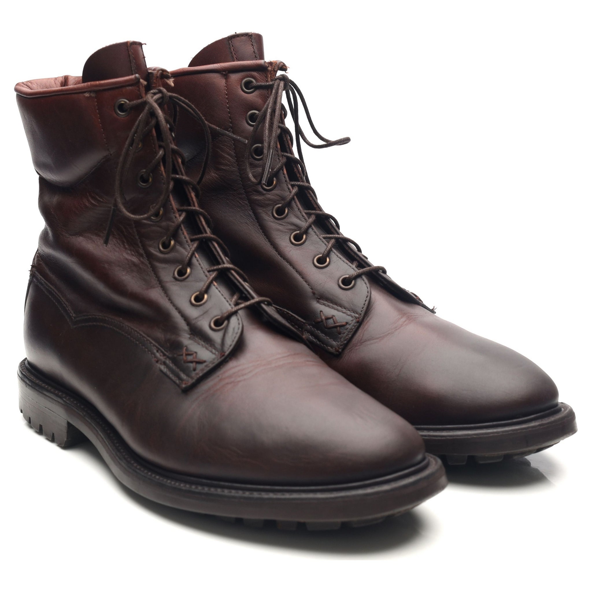 Alfred Sargent boots cuir marron foncé UK 9.5