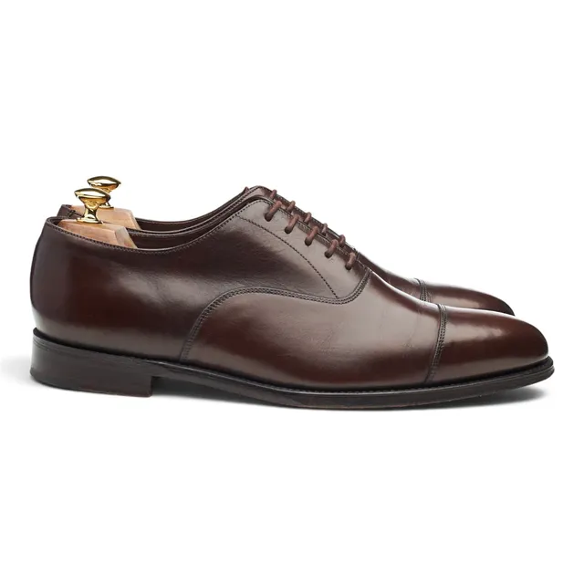 Loake 1880 Aldwych oxford cuir marron 11 bout droit