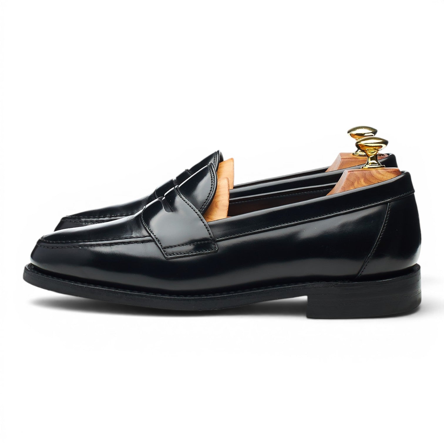 Loake Harrow mocassins cuir noir pointure 7