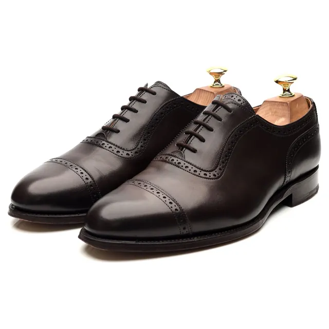 Tricker's Hamilton richelieu cuir espresso UK 8,5