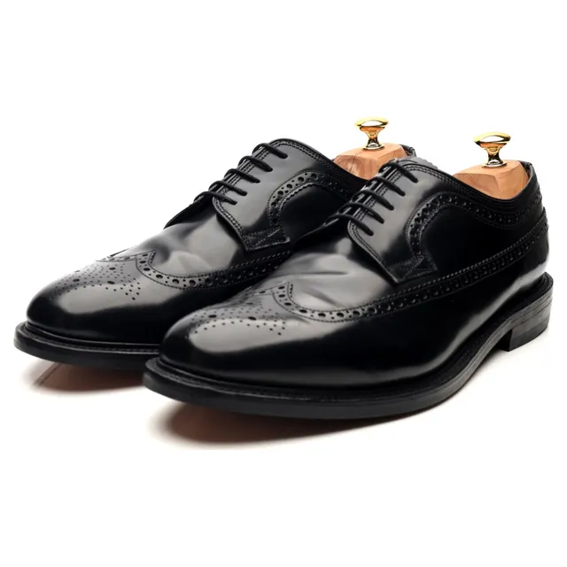 Loake Royal Brogue derby cuir noir pointure 12
