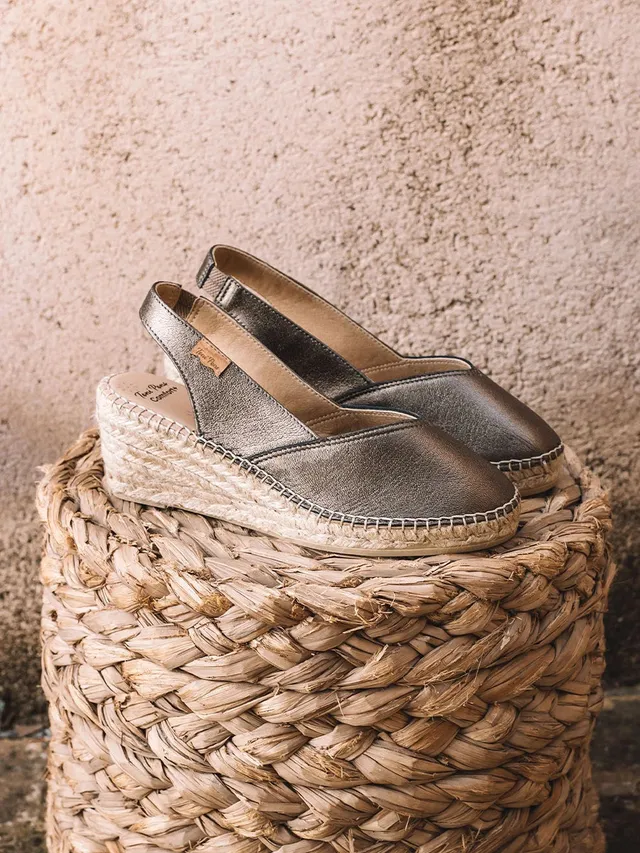 Toni Pons Termal espadrille compensee cuir pied large