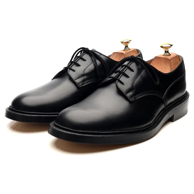 Tricker's Woodstock derby noir 10 UK cuir