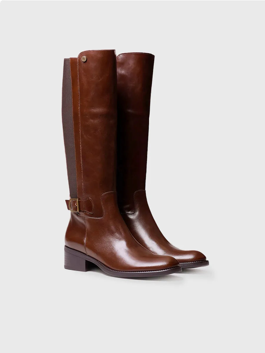 Toni Pons Tacoma-P botte haute femme cuir marron