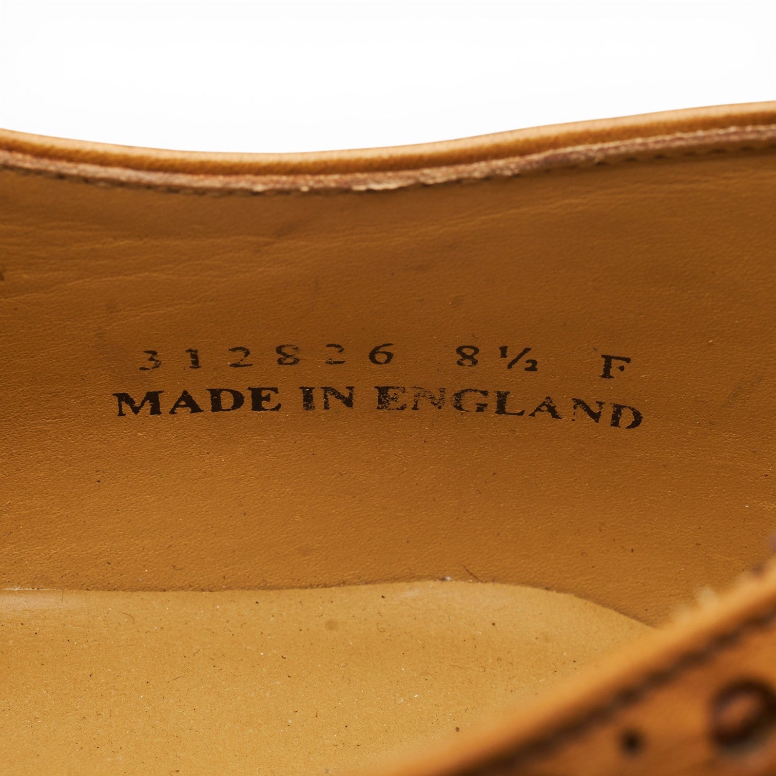 Barker Westfield richelieu cuir marron UK 8,5 brogue