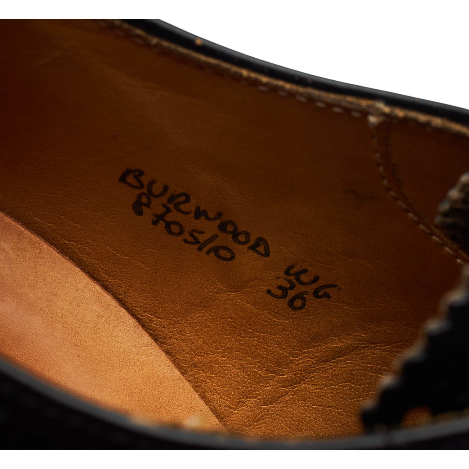 Church's Burwood Oxford Brogues Cuir Noir Pointure 36